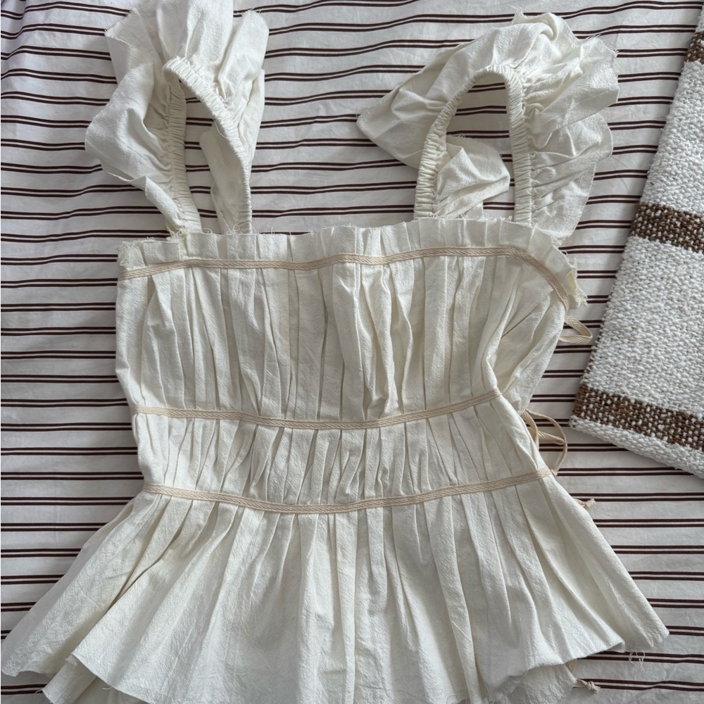 Free People Cream Women's Top